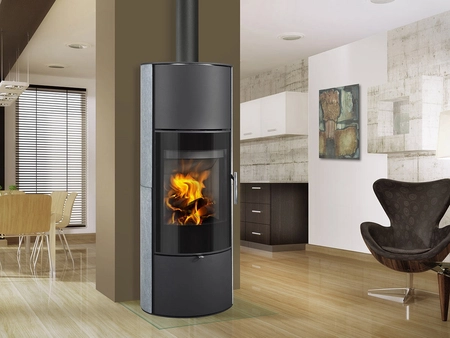 Piec kominkowy akumulacyjny Romotop LAREDO 02 AKUM kamień