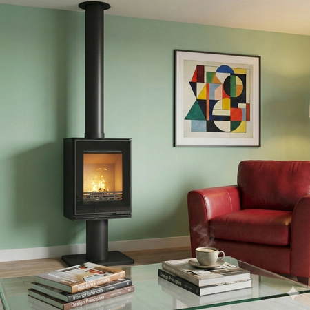 Piec wolnostojący stalowo żeliwny 9,5 kW KAWMET VENUS S16 Leg Decor ECO