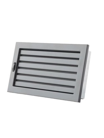 Kratka VENTLAB KRVZ325x195-ML.CZ z żaluzją ruchomą czarna