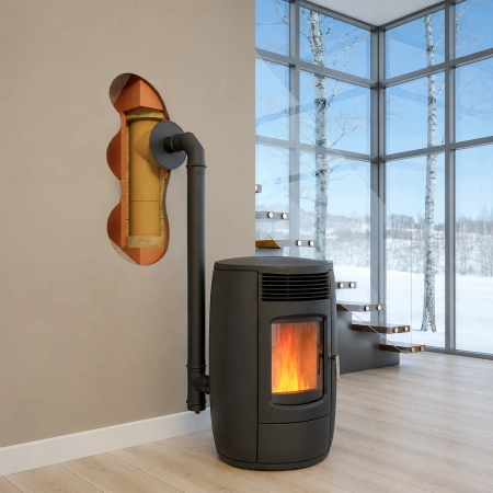 Obejma mocująca do pieca na pellet SPKP OMD-I-080-CZ1,2 Darco