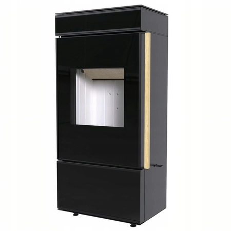 Piec kominkowy wolnostojący stalowy 6 kW Defro Cube Mini Przyłącze Zestaw