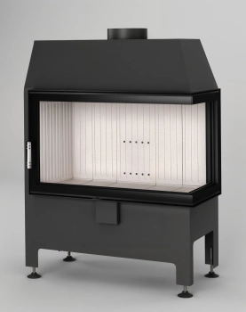 Wkład kominkowy powietrzny narożny Heatro 69P