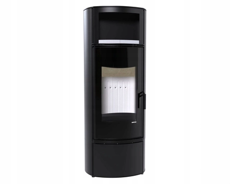 Piec kominkowy powietrzny wolnostojący stalowy 9 kW Defro Orbis Extento H