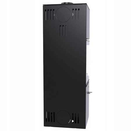 Piec kominkowy wolnostojący stalowy 9 kW Defro Quadroom Przyłącze Zestaw