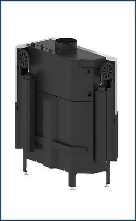 Wkład kominkowy Hitze z płaszczem wodnym AQUASYSTEM 90x41.RG