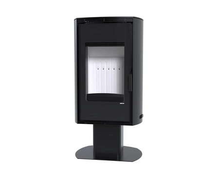 Piec kominkowy powietrzny stalowy na smukłej nodze 9 kW Defro Home DEA TOP