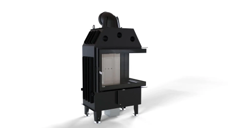 Wkład kominkowy prawy Defro Home INTRA SM BP