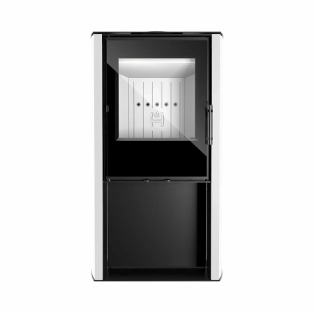 Piec kominkowy powietrzny Hitze Cane S-W biały