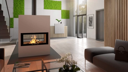 Wkład kominkowy z płaszczem wodnym Spartherm VARIA A-FDh H2O