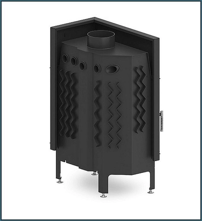 Wkład kominkowy powietrzny Hitze Albero AL16R.H