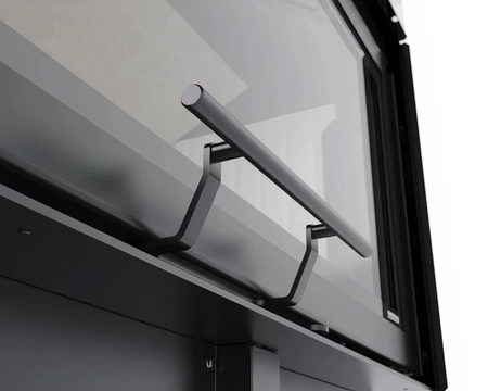 Wkład kominkowy prawy gilotyna 10 kW Defro Impuls ME BP G Zestaw montażowy