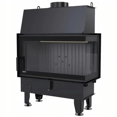 Wkład kominkowy prawy 10 kW Eko Defro Home Impuls ME BP Zestaw montażowy