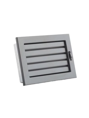 Kratka VENTLAB KRVZ200x145-ML.CZ z żaluzją ruchomą czarna