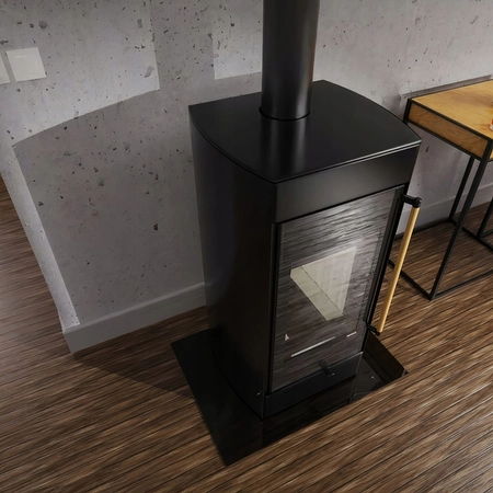 Piec kominkowy stalowy z płaszczem wodnym o mocy 9 kW Defro Home Hydrofire