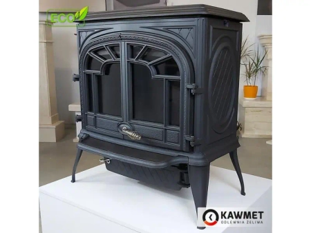 Piec kominkowy żeliwny Kawmet Premium ZEUS S9 ECO