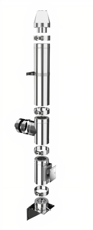 Komin Izolowany Żaroodporny SKDZ180x280/10,5 m Darco