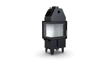 Wkład kominkowy lewy Defro Home INTRA XSM BL Mini