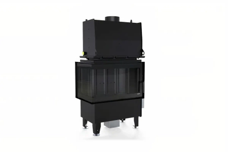 Wkład kominkowy z płaszczem wodnym Defro Home RIVA SM BL SHORT