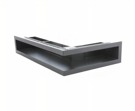 Luft narożny lewy grafitowy z ramką KRVO-L/R-500x300/70-L-ML.GR Ventla