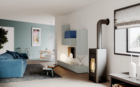 Piec kominkowy powietrzny Defro Home SOLUM