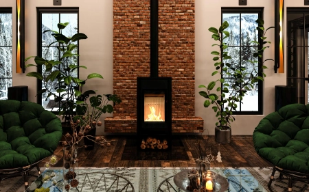 Piec kominkowy powietrzny Hajduk Rectan F2