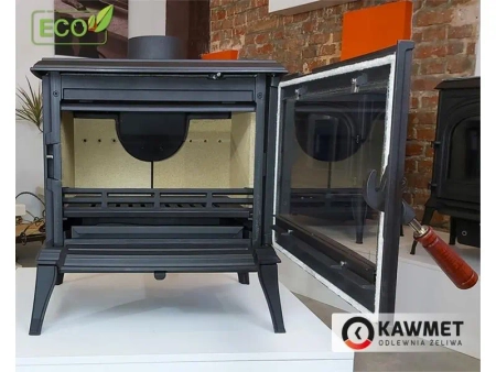 Piec kominkowy żeliwny Kawmet Premium PROMETEUS S11 ECO