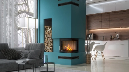 Wkład kominkowy prawy Defro Home INTRA XS BP Mini