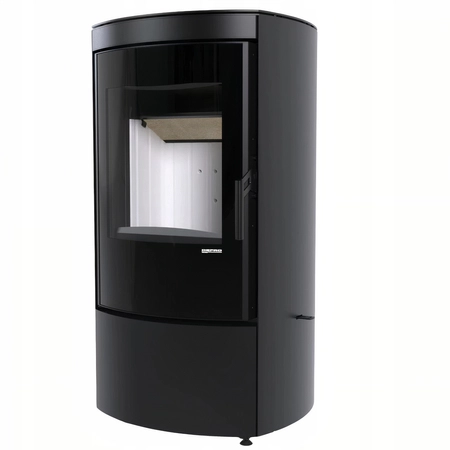 Piec kominkowy wolnostojący stalowy moc 6 kW Defro Ceres Przyłącze Zestaw