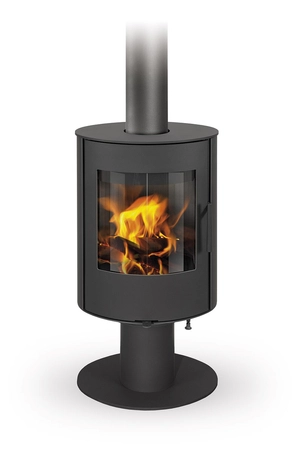 Piec kominkowy obrotowy Romotop EVORA T 03 metal
