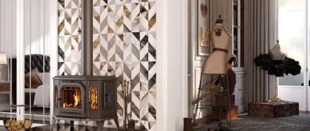 Piec kominkowy żeliwny Kawmet P7 PB (10,5 kW) ECO