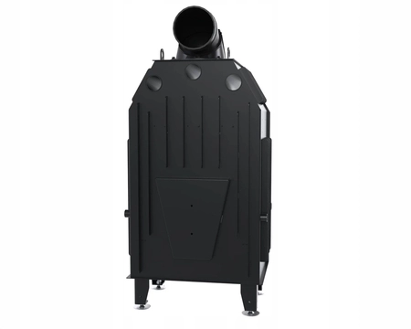 Wkład kominkowy prosty moc 10 kW Eko Defro Home Intra SM Zestaw montażowy