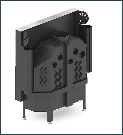 Wkład kominkowy powietrzny Hitze Albero AL19G.H