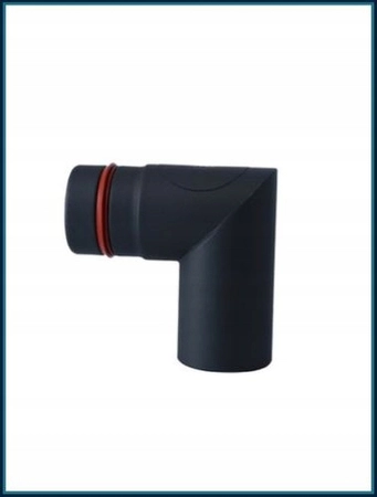 Kolano 2-segmentowe z rewizją do pieca na pellet SPP KSR100/90-CZ1,2SP-2SEG Darco