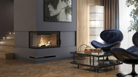 Wkład kominkowy powietrzny lewy Defro Home IMPULS SM BL