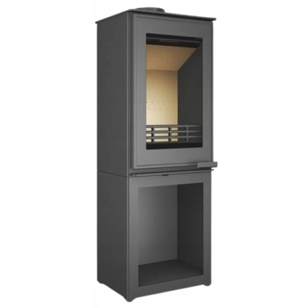 Piec wolnostojący stalowo żeliwny 9,5 kW KAWMET VENUS S16 L-Box ECO