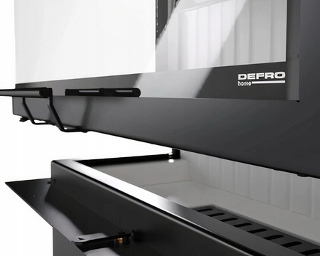 Wkład kominkowy prawy gilotyna 9 kW Defro Impuls SM BP G Zestaw montażowy