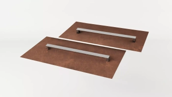 Pokrywa do paleniska ogrodowego Hetta Square 180 cm Corten