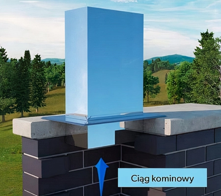 Przedłużenie Komina Prostokątne PKK140x270/250mm