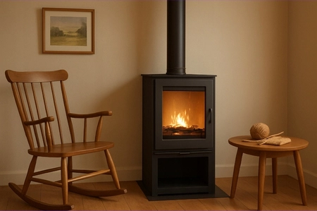 Piec wolnostojący stalowo żeliwny 9,5 kW KAWMET VENUS S16 S-Box ECO