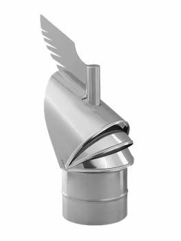 Nasada kominowa Rotowent Dragon RO300CH-DR-B-S z podstawą rurową