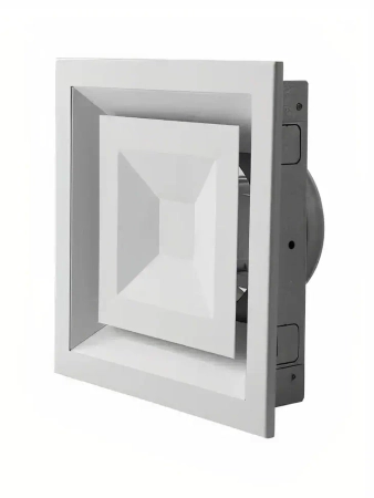 Anemostat metalowy prostokątny biały ASK150-ML.B Darco