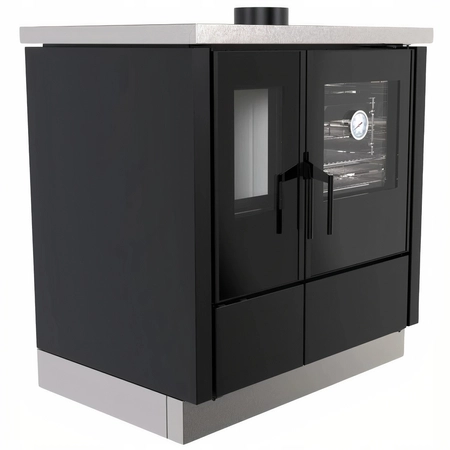 Piec kuchenny stalowy Kuchnia stalowa na drewno o mocy 9 kW Defro Culina S