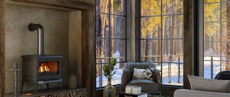 Piec kominkowy żeliwny Kawmet Premium PROMETEUS S11 ECO