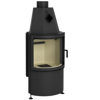 Wkład kominkowy powietrzny z półokrągłą szybą 8,8 kW Hajduk Prisma MR