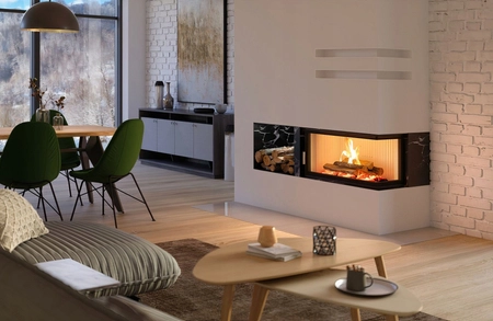 Wkład kominkowy powietrzny narożny Heatro 81P