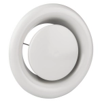 Anemostat wywiewny okrągły biały ASW080-ML Darco