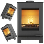 Piec wolnostojący koza 5,7 kW Kawmet Harita S15v Basic ECO EKOPROJEKT