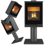 Piec wolnostojący koza 5,7 kW Kawmet HARITA S15v Leg Decor ECO EKOPROJEKT