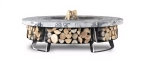 Palenisko ogrodowe Hetta Round 230 cm Inox/Granit Viscount