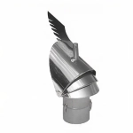 Nasada kominowa Rotowent Dragon RO200CH-DR-B z podstawą rurową otwieraną